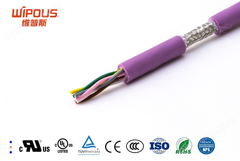 UL20936-SP  300V  80℃  UL+CUL认证 PUR护套柔性屏蔽数据电缆