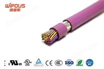 UL20276-S  30V℃  UL+CUL认证 PVC护套柔性屏蔽数据电缆