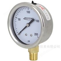 工业不锈钢/黄铜压力表 PG25/40C