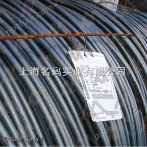 上海铭码实业供应耐850度高温标签 德国S+P钢铁标签中国区*代理商